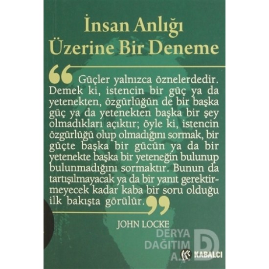 KABALCI / İNSAN ANLIĞI ÜZERİNE BİR DENEME