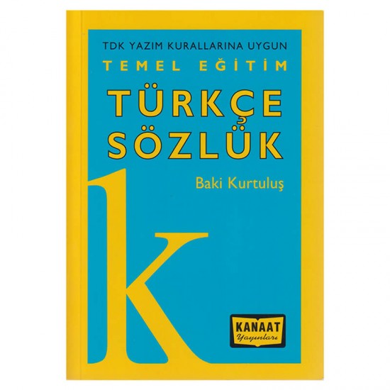 KANAAT / TÜRKÇE SÖZLÜK (KARTON KAPAK)