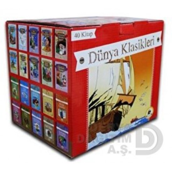 KARATAY / DÜNYA KLASİKLERİ 40 LI KIRMIZE SET