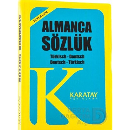 KARATAY / ALMANCA SÖZLÜK - PLASTİK KAPAK (ALMANCA  TÜRKÇE CEP SÖZLÜĞÜ )