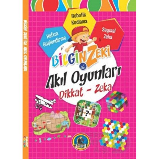 KARATAY / BİLGİN ZEKİ İLE  AKIL OYUNLARI - 4 (PEMBE) DİKKAT - ZEKA