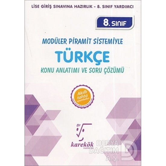 KAREKÖK / 8.SINIF MPS TÜRKÇE KONU ANLATIM  S B