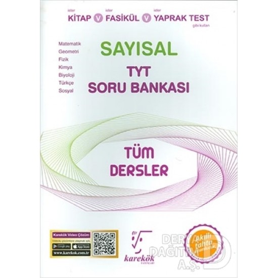 KAREKÖK /  TYT TÜM DERSLER SAYISAL S B