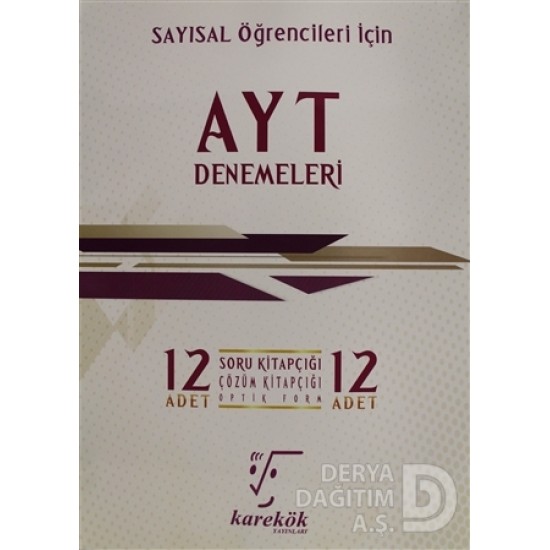 KAREKÖK /  AYT 12 Lİ DENEME SETİ SAYISAL