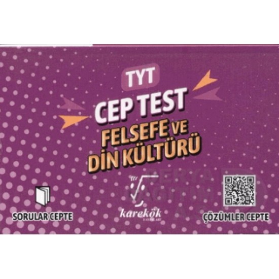 KAREKÖK / TYT FELSEFE VE DİN KÜLTÜRÜ CEP TEST