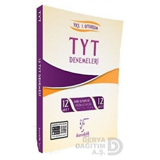 KAREKÖK /  TYT DENEMELERİ - (54857 12 Lİ DENEME)  YKS 1.OTURUM