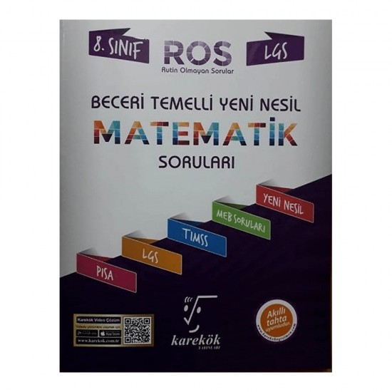 KAREKÖK / 8.SINIF LGS ROS MATEMATİK SORULARI