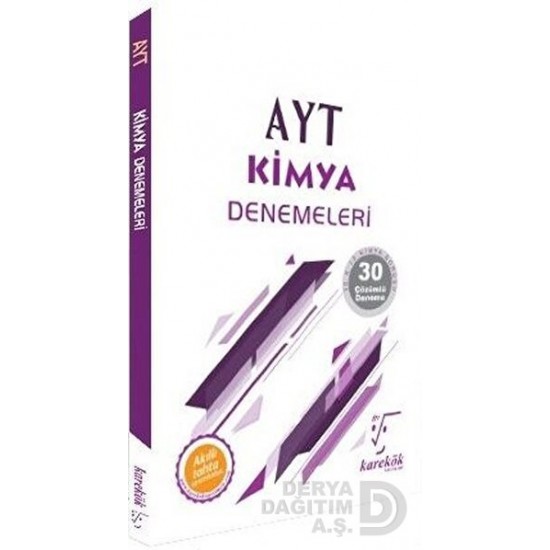 KAREKÖK / AYT KİMYA DENEMELERİ (30X13 30 ÇÖZÜMLÜ DENEME)