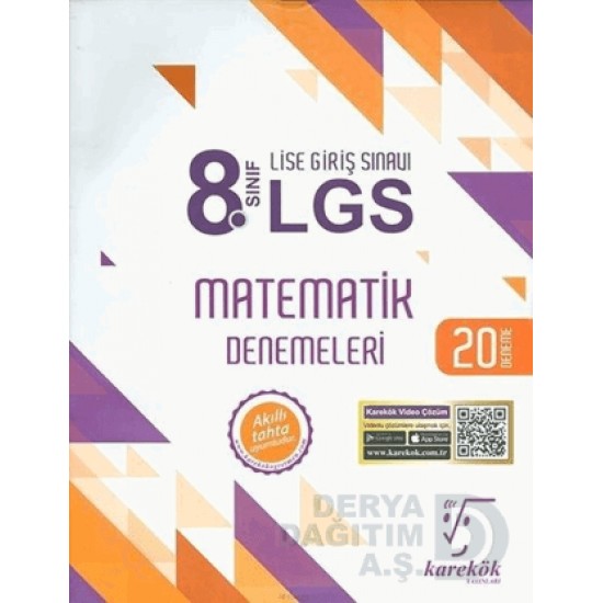 KAREKÖK / 8.SINIF LGS MATEMATİK DENEMELERİ 20 DENEME