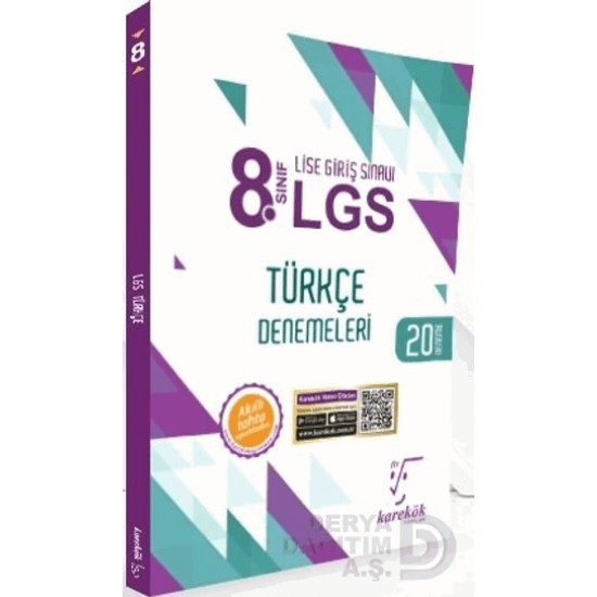 KAREKÖK / 8.SINIF LGS TÜRKÇE DENEMELERİ 20 DENEME