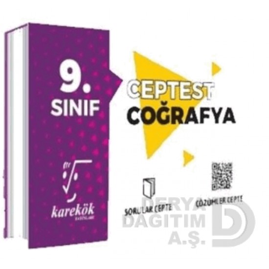 KAREKÖK /  9.SINIF CEP TEST COĞRAFYA