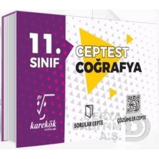 KAREKÖK /  11.SINIF CEP TEST COĞRAFYA