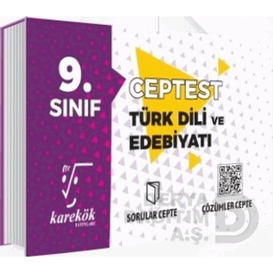 KAREKÖK /  9.SINIF CEP TEST TÜRK DİLİ VE EDEBİYATI