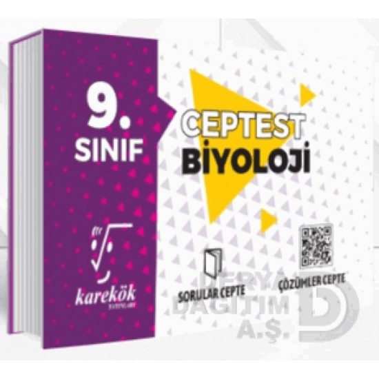 KAREKÖK /  9.SINIF CEP TEST BİYOLOJİ