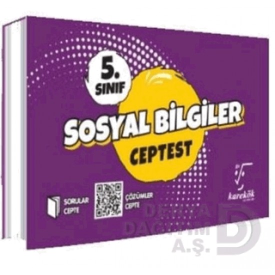 KAREKÖK /  5.SINIF CEP TEST SOSYAL BİLGİLER