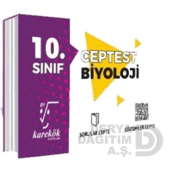 KAREKÖK /  10.SINIF CEP TEST BİYOLOJİ