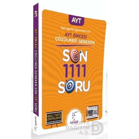 KAREKÖK /  AYT SON 1111 SORU EŞİT AĞIRLIK İÇİN