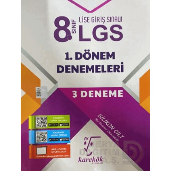 KAREKÖK /  8. SINIF LGS 1. DÖNEM DENEMELERİ