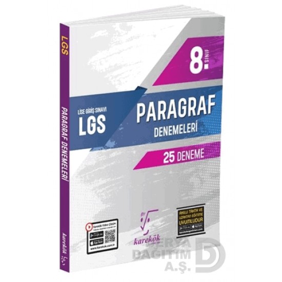 KAREKÖK /   8.SINIF LGS PARAGRAF DENEMELERİ(25 DENEME)