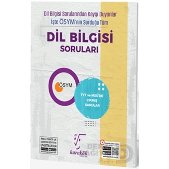 KAREKÖK /   ÖSYMNİN SORDUĞU TÜM DİL BİLGİSİ SORULARI