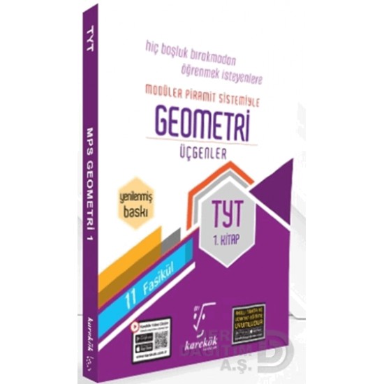 KAREKÖK /   TYT MPS GEOMETRİ - 1 (YENİLENMİŞ BASKI)