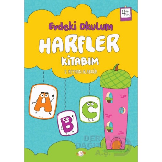 KUKLA /  EVDEKİ OKULUM - HARFLER KİTABIM 4 + YAŞ