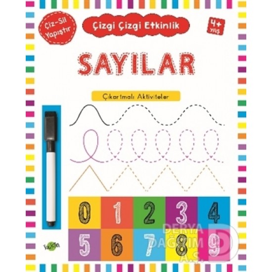 KUKLA / SAYILAR - ÇİZGİ ÇİZGİ ETKİNLİK - 4 YAŞ +