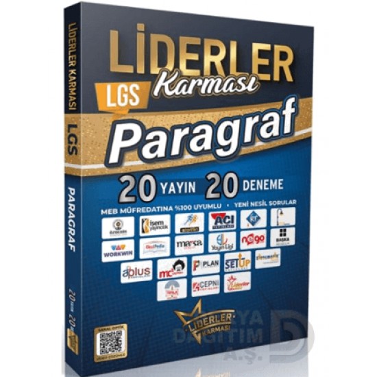 LİDERLER KARMASI /  LGS PARAGRAF (20 YAYIN 20 DENEME)