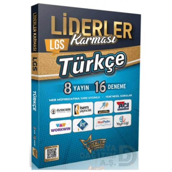 LİDERLER KARMASI / LGS TÜRKÇE (8 YAYIN 16 DENEME)