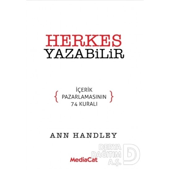 MEDİACAT / HERKES YAZABİLİR / ANN HANDLEY