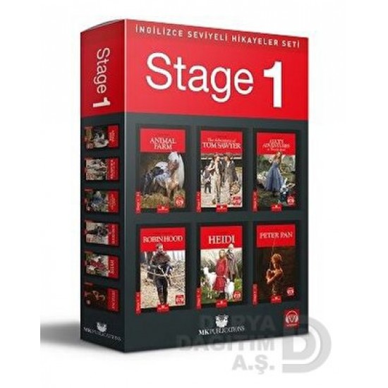 MK /  İNGİLİZCE SEVİYELİ HİKAYELER SETİ - STAGE 1