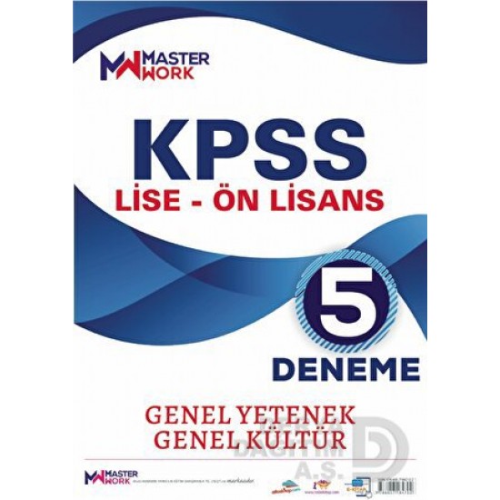 MASTER WORK / KPSS 5 DENEME LİSE ÖN LİSANS (GENEL YE. KÜL)