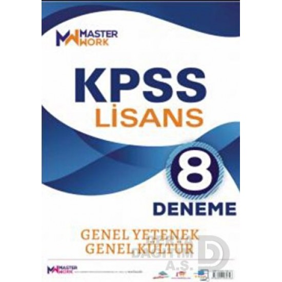 MASTER WORK / KPSS 8 DENEME LİSANS (GENEL YE.KÜL)