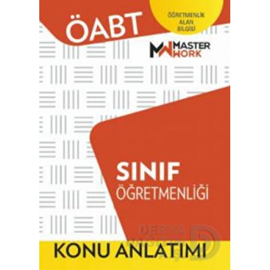 MASTER WORK / ÖABT SINIF ÖĞRETMENLİĞİ KONU ANLATIMI