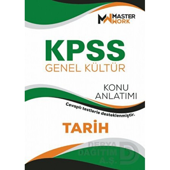 MASTER WORK / KPSS GENEL KÜLTÜRTARİH KONU ANLATIMI