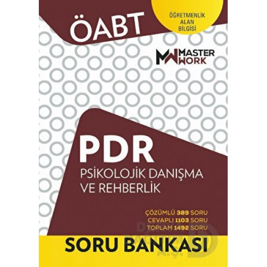 MASTER WORK / ÖABT PDR PSİ.DAN VEREHBERLİK SORU BANKASI