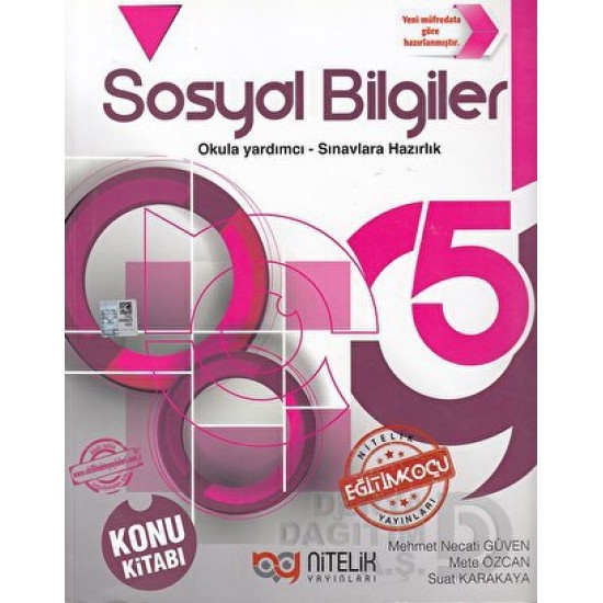 NİTELİK / 5.SINIF SOSYAL BİLGİLER KONU KİTABI