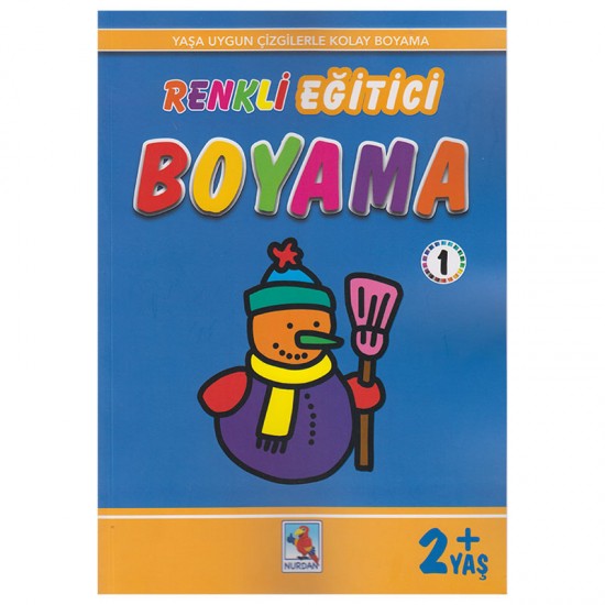 NURDAN / RENKLİ EĞİTİCİ BOYAMA - 1   2+YAŞ