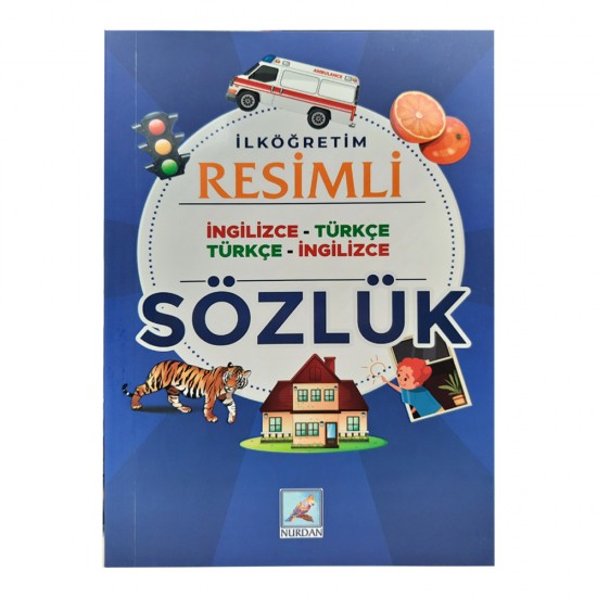 NURDAN  /  İLKÖĞRETİM RESİMLİ İNG - TÜR. TÜR. İNG SÖZLÜK (KARTON KAPAK)