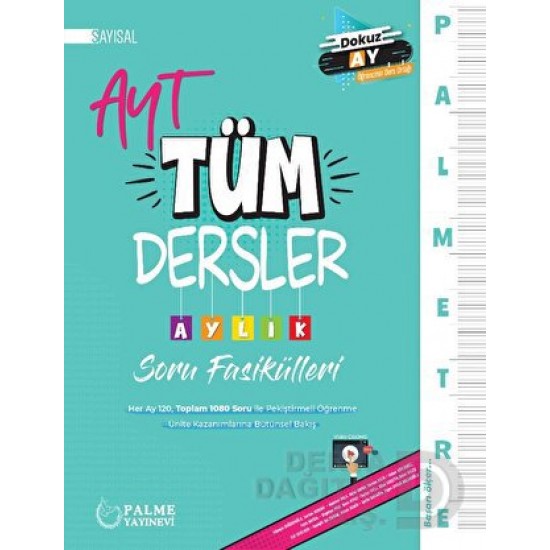 PALME /  AYT TÜM DERSLER AYLIK SORU FASİKÜLLERİ (SAYISAL)