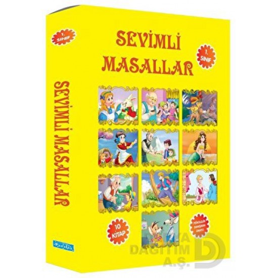 PARILTI / SEVİMLİ MASALLAR - 1.SINIF 10 KİTAP TAKIM