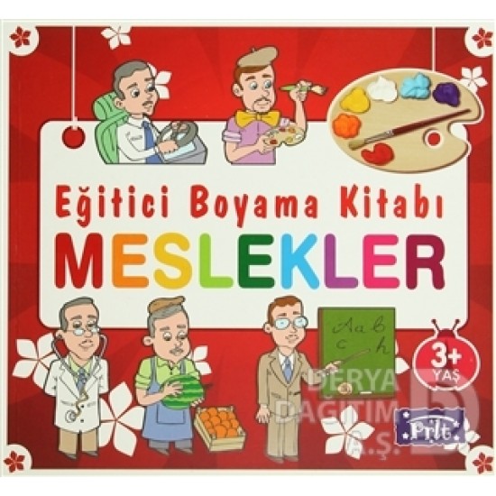 PARILTI / EĞİTİCİ BOYAMA KİTABI - MESLEKLER