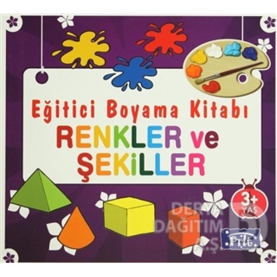 PARILTI / EĞİTİCİ BOYAMA KİTABI - RENKLER VE ŞEKİL