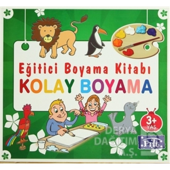 PARILTI / EĞİTİCİ BOYAMA KİTABI KOLAY BOYAMA