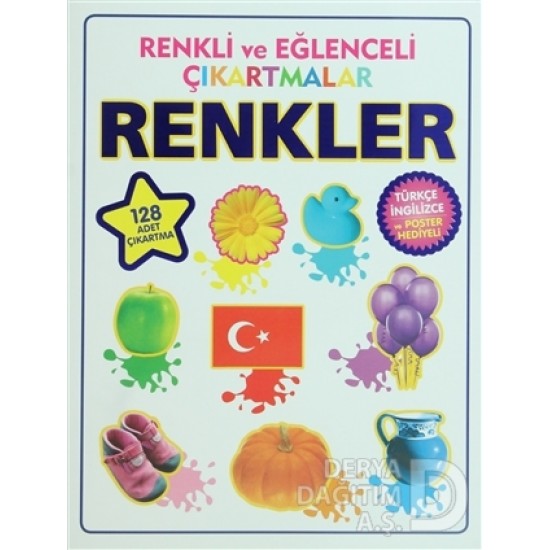 PARILTI / RENKLER -  RENKLİ EĞLENCELİ ÇIKARTMALAR