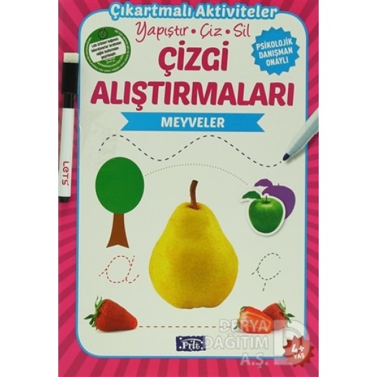 PARILTI / ÇİZGİ ALIŞTIRMALARI -MEYVELER