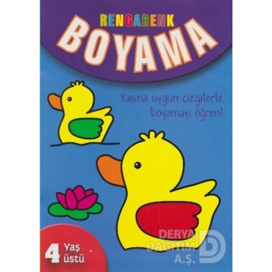 PARILTI / RENGARENK BOYAMA 4 YAŞ ÜSTÜ