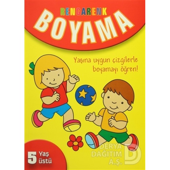 PARILTI / RENGARENK BOYAMA 5 YAŞ ÜSTÜ