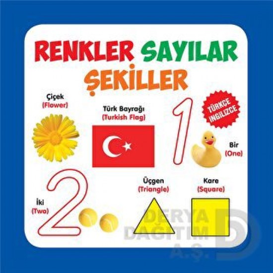 PARILTI / KARTON KİTAPLAR - RENKLER SAYILAR- ŞEKİLLER