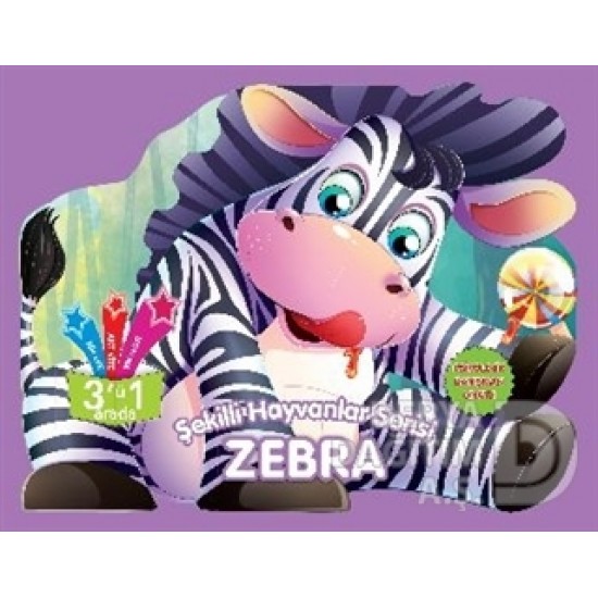 PARILTI / ŞEKİLLİ HAYVANLAR SERİSİ - ZEBRA